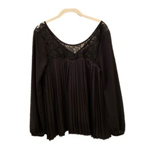 Black Lace Blouse
